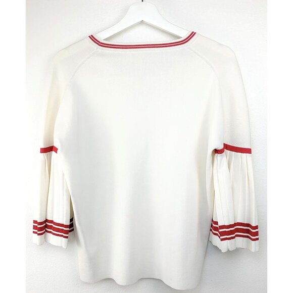 NWT Maje Monica sweater In White Size 3 (L) - Picture 6 of 13